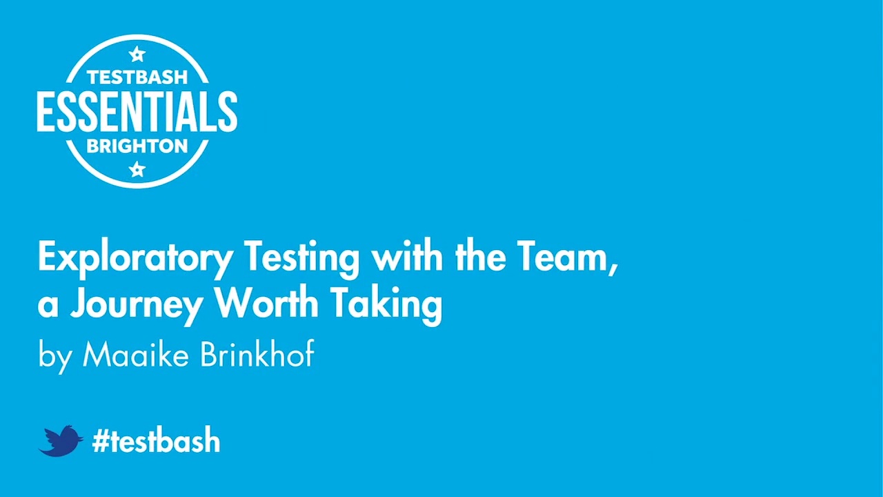 Exploratory Testing with the Team, a Journey Worth Taking with Maaike Brinkhof image