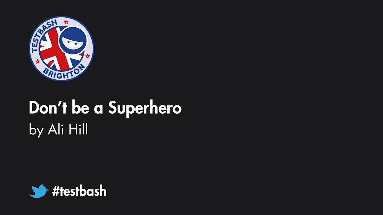 Don't be a Superhero - Ali Hill image