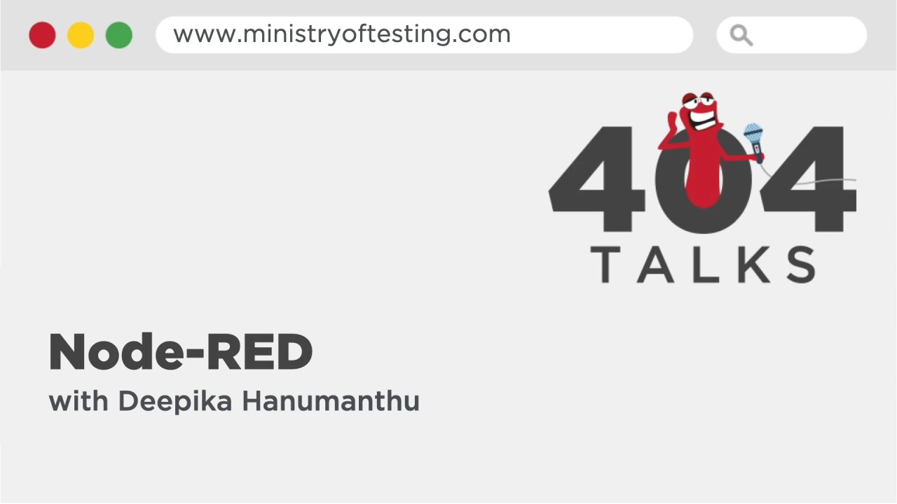 Node-RED with Deepika Hanumanthu image