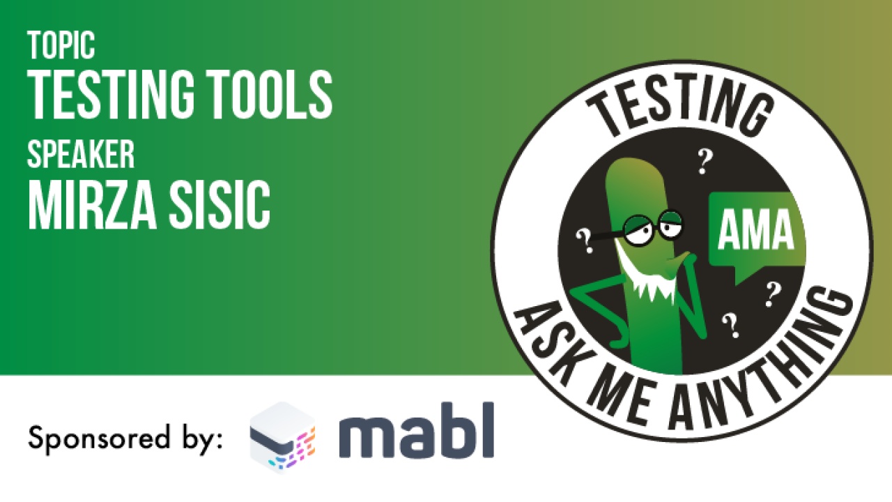 Testing Ask Me Anything - Testing Tools  image